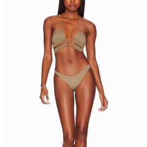 ViX by Paula Hermanny Gi Bikini in Olive